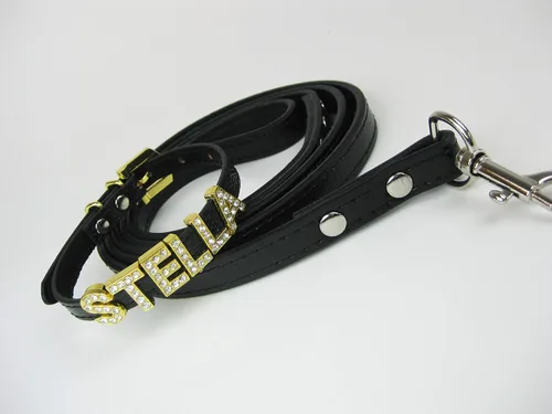 Miniatura 5 de House of Furbaby Collar de perro extra pequeño Personalizado Collar fino para perro Dorado Luxe para Chihuahua, Yorkie, Minion, Shih Tzu