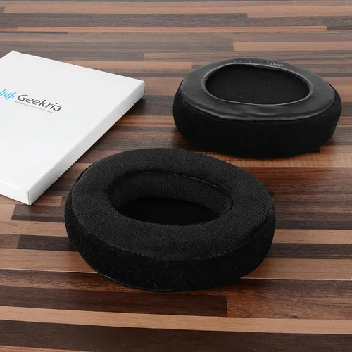 Miniatura 4 de Geekria Almohadillas de repuesto para auriculares inalámbricos Skullcandy Hesh, Hesh 2, Hesh 2 (negro)