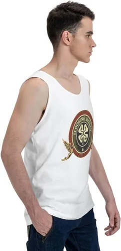 Miniatura 5 de SKYJUNOJN Hombre Muscle Tank Tops Camiseta Moda Festival de Música sin mangas Camiseta