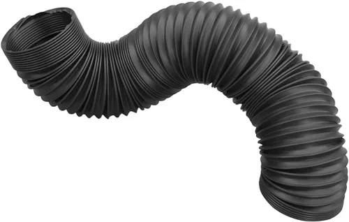 POWERTEC Manguera de recolección de polvo de 2-1/2 x 36 pulgadas, manguera flexible de colector de polvo de PP de 2.5 pulgadas para sierra de mesa,