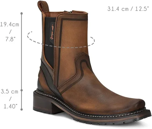 Miniatura 2 de Cuadra Bota Hombre en piel bovina con acabado mate 1J2ORS