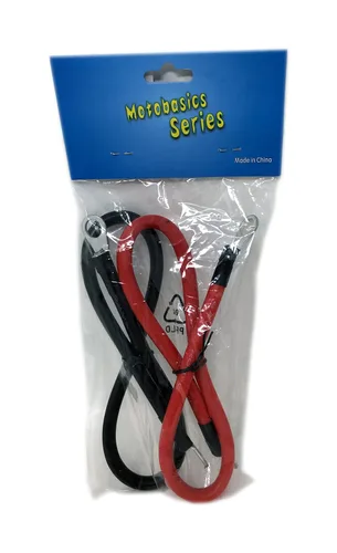 Miniatura 3 de Tetra-Teknica MotoBasics Series BI-01 - Juego de cables inversores de batería, 21 pulgadas, alambre de cobre estañado trenzado 6AWG