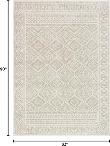 Miniatura 243 de Safavieh - Alfombra decorativa de la colección Tulum, modelo TUL264F, estilo marroquí, bohemio y desgastado, no suelta pelusa, para sala, vestíbulo