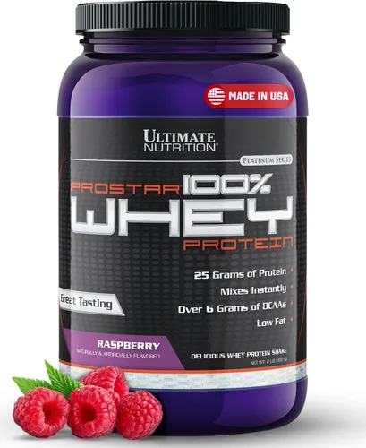 Miniatura 27 de Ultimate Nutrition Prostar - Mezcla de proteína de suero en polvo de concentrado de suero aislado y péptidos, baja en carbohidratos, apta para dieta