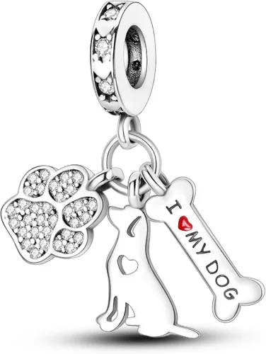 Parmuz 925 Sterling Silver Charm for Bracelet Necklace Dangle Love Mom Ocean travel Butterfly Party Birthday Charm Beads Pendants DIY Jewelry Gift