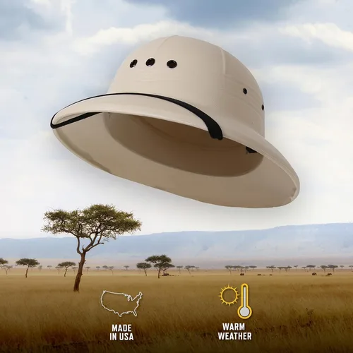 Miniatura 2 de Rothco Casco Pith - Sombrero estilo safari para protección solar para aventuras al aire libre