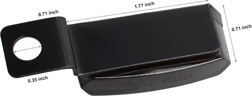 Miniatura 6 de NTHREEAUTO Señales de giro secuenciales de manubrio delanteras, intermitentes LED de flujo para motocicleta, mini luz de marcha compatible