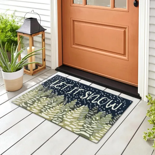 Miniatura 12 de Liora Manne FRONTPORCH - Alfombra duradera copetuda a mano para interiores y exteriores, decoración de aves de jardín de transición