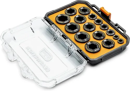 Miniatura 5 de GEARWRENCH 86192 Juego de 16 piezas de inserción de llave métrica SAE/Bolt Biter