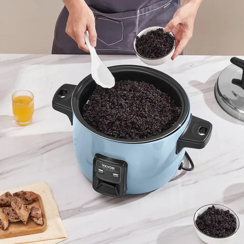Miniatura 8 de VEVOR Arrocera comercial, olla arrocera de 23 tazas, olla arrocera grande de 4.2 litros y calentador con olla interior antiadherente, cocción rápida