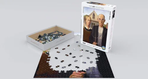 Miniatura 3 de EuroGraphics American Gothic by Grant Wood - Rompecabezas de 1000 piezas