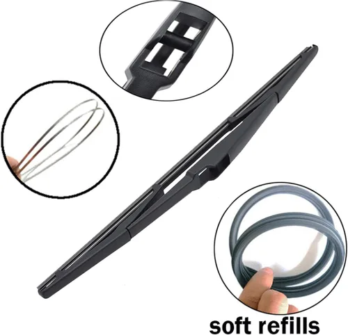 Miniatura 2 de Limpiaparabrisas trasero de automóvil, para Kia Cerato Sephia Spectra LD Hatchback 2003-2008, tamaño 14 pulgadas