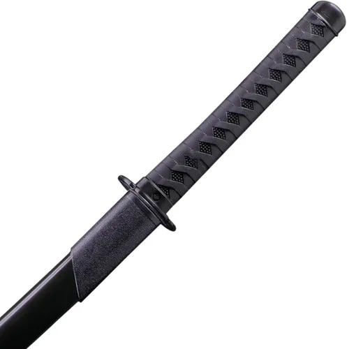 Miniatura 4 de Espada katana japonesa – Hoja negra de polipropileno con Saya, espada de entrenamiento Samurai para cosplay, 40.1 pulgadas