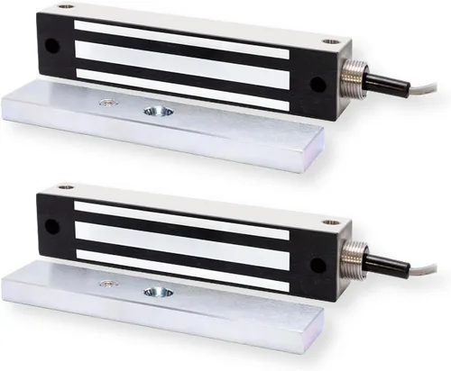 Miniatura 2 de Seco-Larm E-946FC-600Q Cerradura electromagnética de puerta, fuerza de sujeción de 600 libras, montaje en cara o superficie para aplicaciones