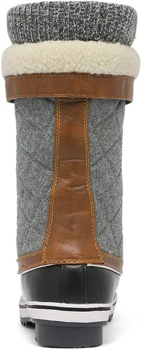 Miniatura 5 de DREAM PAIRS Botas de nieve de invierno impermeables a media pantorrilla para mujer
