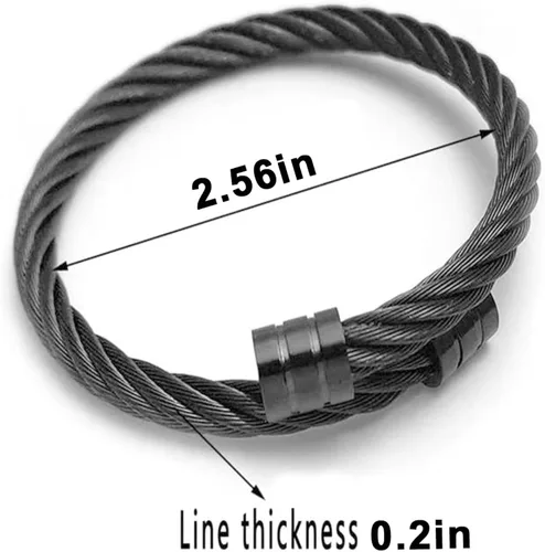 Miniatura 8 de YEGE Brazalete de titanio Crainoc de 3 piezas, brazalete de Osimio Crainoc Titaniumion, pulsera de Crainoc, brazalete de crainoc Pro