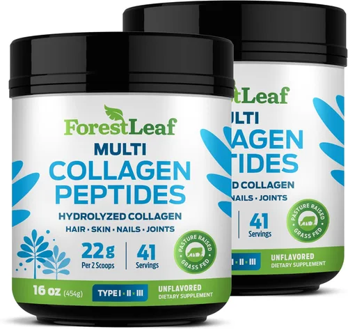 Polvo de péptidos de colágeno sin sabor – Proteína de colágeno hidrolizada tipo 1, 2 y 3 – Polvo de colágeno cetogénico alimentado con pasto para