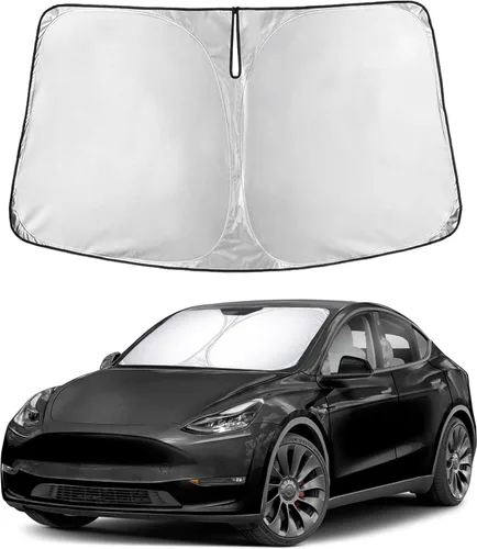Miniatura 201 de Econour Parasol para parabrisas compatible con Honda Civic 2016-2021, protector de parasol plegable para ventana, bloquea los rayos UV y mantiene tu