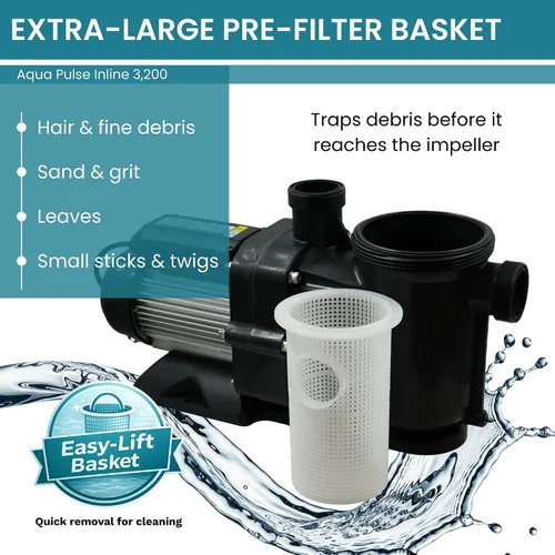 Miniatura 3 de HALF OFF PONDS - Bomba de agua en línea de eficiencia energética para piscinas, spas, cascadas, estanques, 120 V