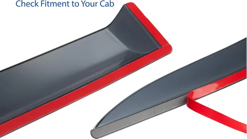Miniatura 9 de Goodyear Deflectores de ventana inastillables para Honda Civic 2022-2026 Sedán, protectores de lluvia con cinta, viseras de ventana, visera