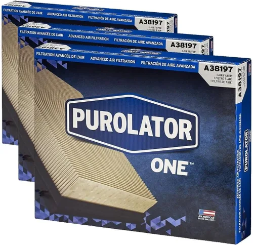 Purolator A38197 PurolatorONE - Filtro de aire avanzado para motor compatible con Honda CR-V (3 unidades)
