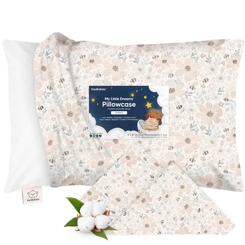 Miniatura 40 de KeaBabies Funda de almohada para niños pequeños de 13 x 18 pulgadas, funda de almohada de algodón orgánico para niños, niñas, funda de algodón suave
