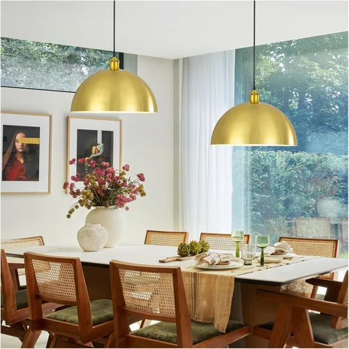 Miniatura 25 de Lámpara Colgante de Granja Negra Accesorios de Lámpara Colgante - Luces Colgantes de Isla de Cocina de 16 pulgadas Luces Colgantes Industriales