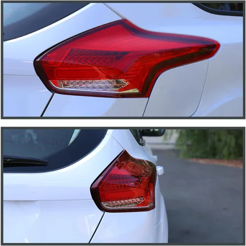 Miniatura 9 de SPEC-D TUNING Luces LED rojas de barra trasera Compatible con Ford Focus Se/St/Titanium Hatchback 2015-2018, Ford Focus Rs Hatchback 2016-2018