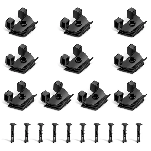 Miniatura 32 de Nissan o universal Pasadores de retén tipo empuje para guardabarros (Tamaño del agujero 8 mm, diámetro de la cabeza 20 mm, longitud del tallo 9 mm)