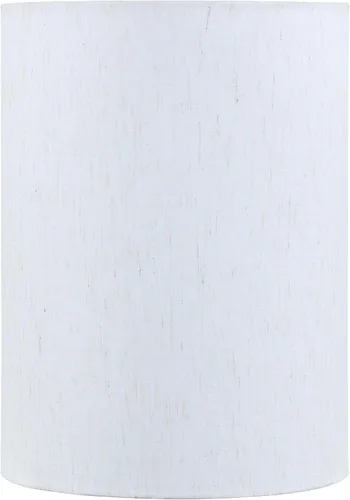Miniatura 3 de Aspen Creative 31618 Pantalla de lámpara con forma de tambor de transición (cilindro) en lino blanquecino, 8 pulgadas de ancho (8 x 8 x 11 pulgadas)