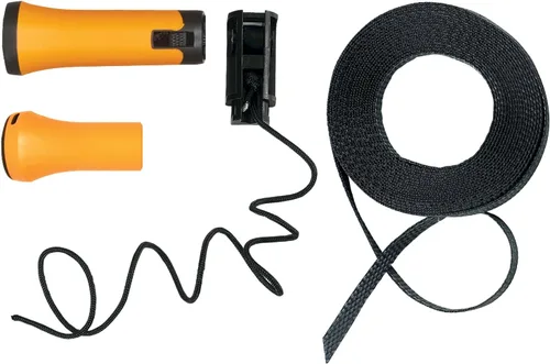 Fiskars Manija de reemplazo original y cuerda para podadora telescópica de Fiskars UPX82, color negro/naranja, 1026297