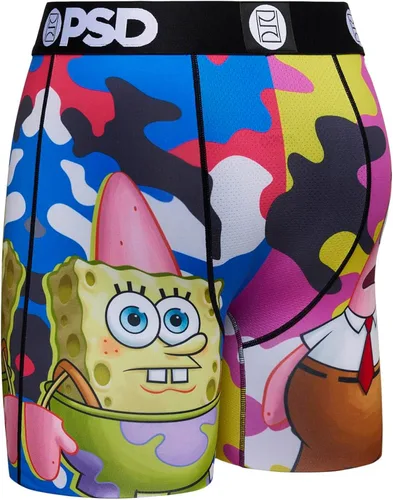Miniatura 2 de PSD Men's Spongebob Squarepants Boxer Briefs - Breathable and Supportive Men's Underwear with Moisture-Wicking Fabric