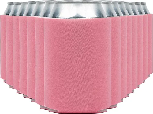 Miniatura 16 de Fundas enfriadoras de latas de cerveza en blanco (paquete de 14) fundas enfriadoras de latas de cerveza con aislamiento suave - Fundas negras lisas