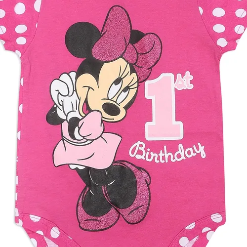 Miniatura 4 de Disney Body de manga corta de princesa para primer cumpleaños