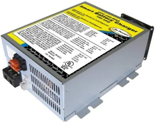 Miniatura 4 de Go Power GPC-45-MAX Convertidor/cargador de batería de 3 etapas de 45 amperios, diseño compacto, certificación UL, incluye enchufe macho de 15