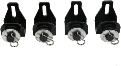Miniatura 7 de TCT-MOTORPARTS Juego de soportes de conversión para bolsa de sillín resistente para Harley Softail modelos 1984-2017 Fatboy FLSTF EFI FLSTFI Bad Boy