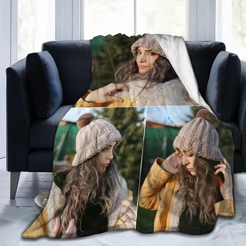 Miniatura 9 de Manta personalizada con fotos, texto, manta personalizada de collage de fotos, manta de franela personalizada, ropa de cama de cumpleaños, Navidad