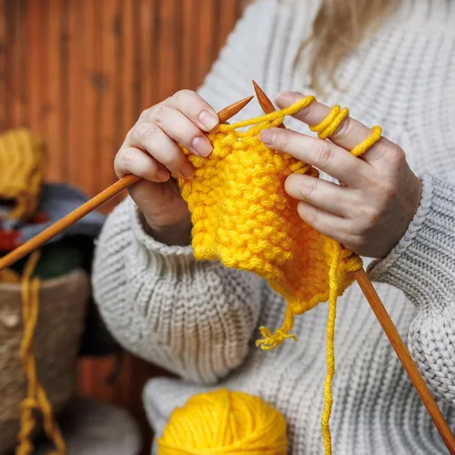Miniatura 4 de 2 agujas de tejer de bambú de una sola punta para tejer ganchillo suministros para principiantes hechos a mano proyectos de tejer DIY