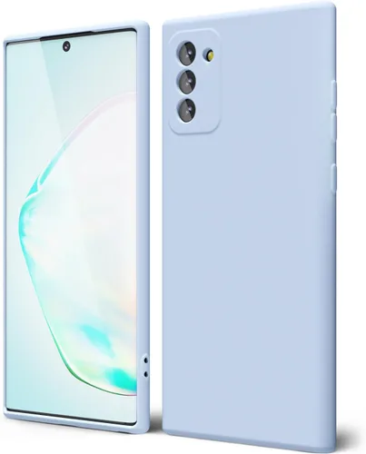 Miniatura 63 de oakxco Funda para teléfono Samsung Galaxy Note 20 Ultra de silicona líquida, bonita funda delgada y fina de goma suave TPU lisa y suave de gel