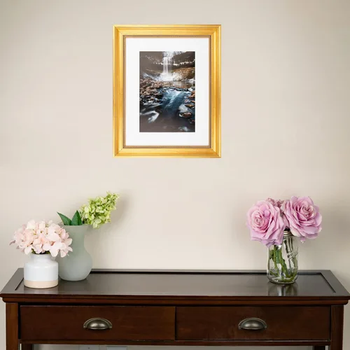 Miniatura 4 de ArtToFrames Marco de fotos dorado de 18 x 24 pulgadas, este marco de póster de madera personalizado de 1.50 pulgadas es dorado antiguo, viene