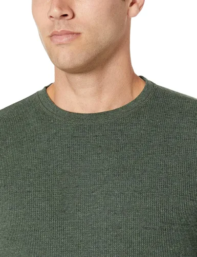 Miniatura 4 de Tienda Essentials - Camisa de manga larga con ajuste regular de punto de gofre para hombre