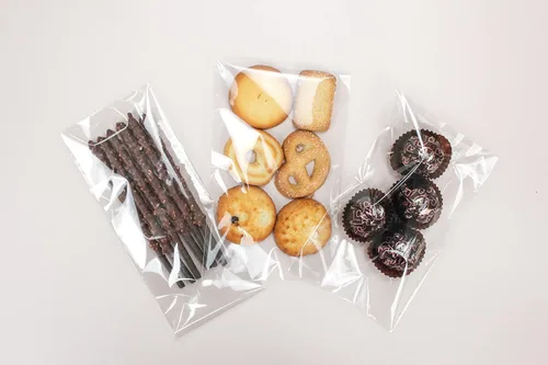 Miniatura 3 de 24/7 BAGS 200 bolsas de celofán autosellantes, 3 x 5 pulgadas con tira adhesiva, resellables, galletas, embalaje, recuerdos de fiesta, golosinas
