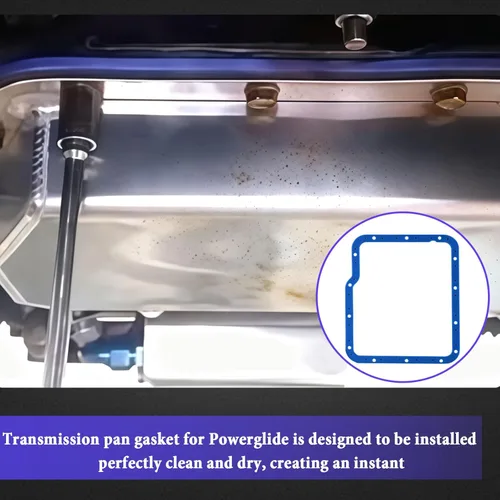 Miniatura 7 de 93100 Transmission Oil Pan Gaske para Powerglide, se adapta a Moroso 42000/42001 sartenes, no necesita sellador