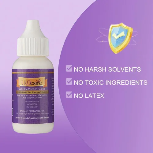 Miniatura 3 de Pegamento invisible de unión - Impermeable 1.3oz - Control de humedad extra - Pegamento de peluca de sujeción ligera para peluca de polietileno