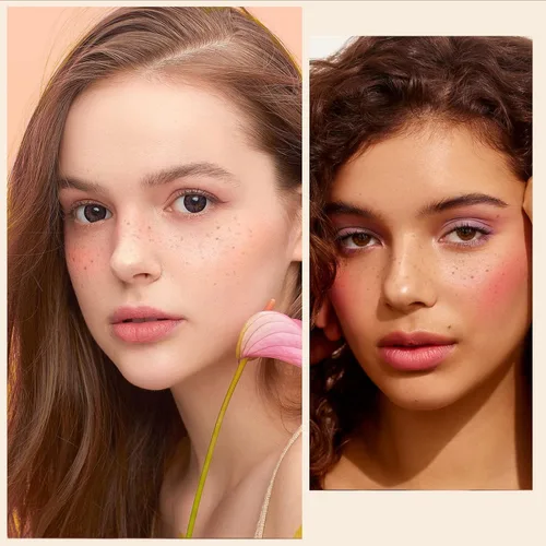 Miniatura 2 de Sello de pecas natural como pecas para maquillaje de pecas falsas, cojín impermeable de larga duración, secado rápido, obtén estrellas besadas por