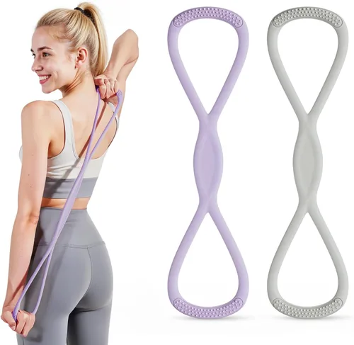 Miniatura 14 de Figura 8 banda de resistencia, figura 8 bandas de resistencia para mujeres y hombres, figura de banda de resistencia para entrenamiento, asas 15