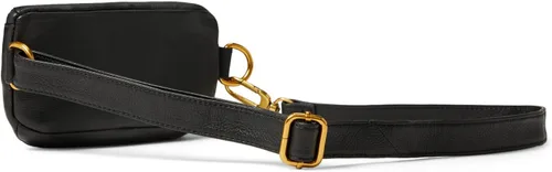 Miniatura 2 de HOBO Bolso elegante de helecho para mujer, estructura de cuero con cierre de cremallera superior, interior forrado impreso y bolsa de cinturón