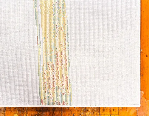 Miniatura 9 de Tapete abstracto Unique Loom, colección Estrella, moderno, multiárea, Polipropileno, beige, amarillo (Beige/Yellow)