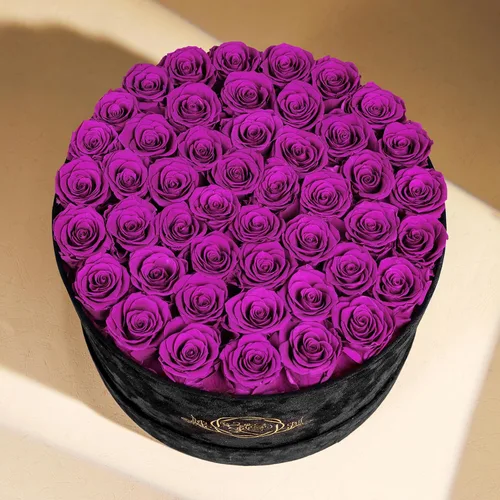 Miniatura 4 de Prifroti 17 flores en una caja de gamuza de lujo, regalos de cumpleaños para mujeres, flores preservadas, regalo de rosas para el día de la madre