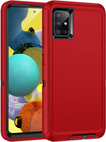 Miniatura 9 de Funda para Galaxy A51 5G, [sin protector de pantalla] a prueba de golpes, a prueba de caídas, a prueba de polvo, protección de 3 capas, resistente